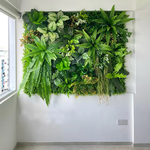 店面墙壁装饰立体植物墙仿真绿植墙绿色植物屏风挂壁室内草坪墙
