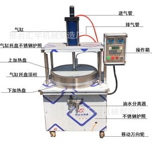 小型商用烤鸭饼机烙饼机全自动双面电加热薄饼机数控烤馍机春饼机