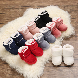 回力加厚雪地靴0-1岁男女宝宝棉鞋软底婴儿鞋休闲学步鞋支持一件