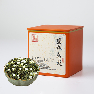 康溪王茶乌龙茶 蜜桃乌龙茶高浓度茶多酚可冷泡浓香型花果茶罐装