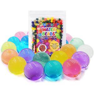 500PCS Jumbo Water Beads Water Gel Bead泡大珠水弹珠海洋宝宝