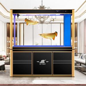 金龙鱼缸水族箱家用大中型底滤玻璃客厅屏风生态1.5米免换水