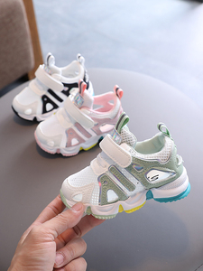 江博士2024夏季新款小童包头凉鞋透气运动鞋1-5岁3婴幼儿软底学步