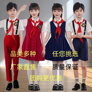 六一儿童大合唱诗歌朗诵演出服中小学生男女新中国歌唱团表演服装