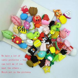 New Cute Cartoon Bite Animal Cable Protector for iPhone USB