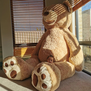 美国大熊超大号2米公仔抱抱熊娃娃毛绒玩具女生巨型睡觉玩偶抱枕