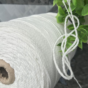 大化纤棉绳漂白白色蛇皮袋封口绳编织涤纶纱线纯涤纱封包线