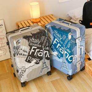 24寸行李卡箱女款铝框结实耐用码加厚通潮流拉杆旅行箱密箱JBP子