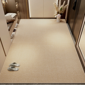 轻奢现代防滑入户门地垫门厅免洗可擦地毯客厅家用防滑脚垫子定制