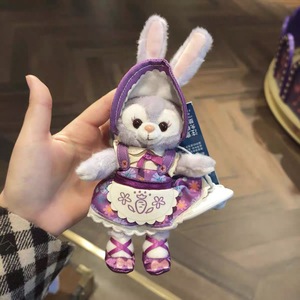 迪士尼星黛露达菲熊雪莉玫公仔挂件兔子包包挂件可爱毛绒钥匙扣
