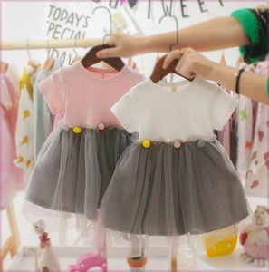 女童夏装2019夏装新款韩版婴儿短袖公主蓬蓬裙夏季新生儿连衣裙子