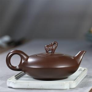 厂家紫砂大象壶礼品定一件宜兴紫砂壶吉祥如意茶壶茶具