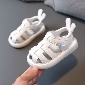 联名巴拉夏季宝宝凉鞋女童婴幼儿学步鞋软底0一13岁防滑透气婴儿