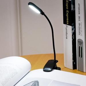 LED调光软管小台灯迷你书夹灯USB充电护眼阅读礼品市场用品
