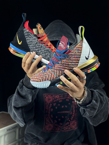 詹姆斯16实战气垫减震篮球鞋18代男17使节13鸳鸯15见证4莆田正品5