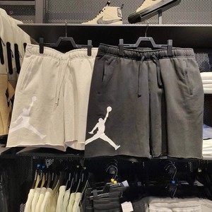 Nike/耐克 JORDAN黑白大LOGO男子篮球AJ休闲运动短裤 DV5028