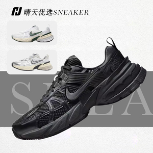 Nike耐克男鞋V2K Runtekk黑武士科技银黑复古女鞋跑步鞋 FD0736
