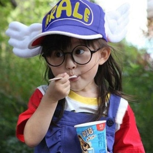 阿拉蕾帽子卡通翅膀棒球帽男夏季主播儿童亲子学生鸭舌帽女显脸小