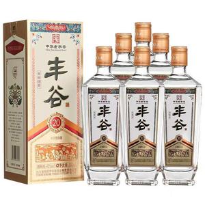 丰谷绵柔20浓香型白酒52度/42度500ml*6瓶装 四川粮食酒_阿里巴巴找货
