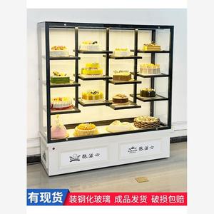 生日蛋糕模型展示柜面包店货架子展示架样品模具玻璃橱窗商用展柜