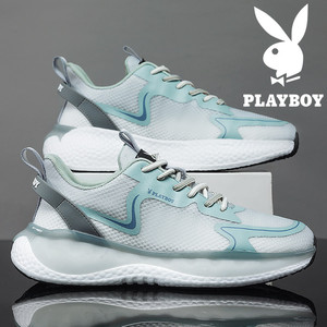 花花公子椰子男鞋夏季透气薄款网面休闲运动鞋男软底莆田跑步潮鞋