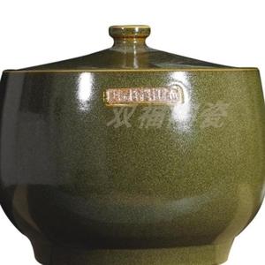 斤茶叶末陶瓷10斤家用斤密封米缸米桶30油缸坛子腌菜景德镇盖带50