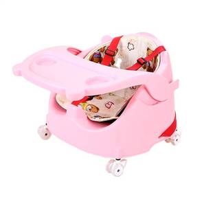 家用婴儿座椅宝宝学坐椅神器移动餐椅可绑凳子矮款四五个月带轮子