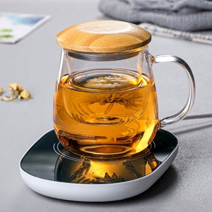 耐热玻璃杯茶杯茶道杯泡茶杯微波加热杯子办公杯喝茶杯恒温宝套装
