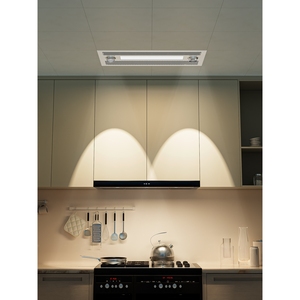 欧普照明厨房凉霸照明二合一空调嵌入式厨卫灯集成吊顶换气冷霸风