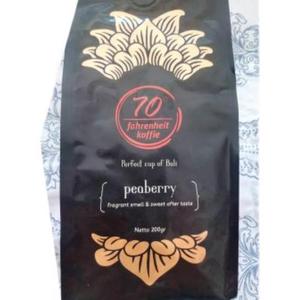 【3包装】印尼金麒麟70公豆咖啡粉咖啡豆巴厘岛特产满送