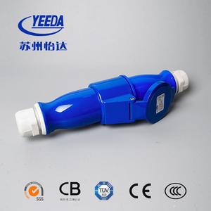 特惠怡达电气YEEDA航空防水工业公母插头插座连接器3P 4P 5P 32A