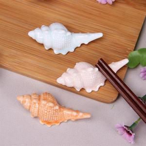 Zakka陶瓷海螺筷子架笔架12867海螺筷子架小海螺陶瓷工艺品摆件