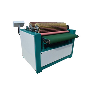 木纹压花机防腐木拉丝机四面木纹拉丝机表面木材拉丝机碳化机
