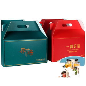 牛肉酱辣椒酱纸箱高档蜂蜜礼品盒香菇酱双盒包装盒玻璃瓶空盒定制