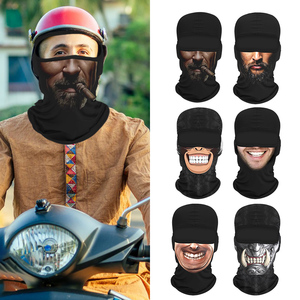 哈雷摩托机车骑行骑士头套面巾男款防晒头巾个性搞怪围巾搞笑面罩