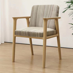 原木色学士椅现代简约实木椅子办公椅凳子酒店餐厅奶茶店桌椅组合