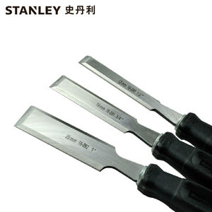 史丹利STANLEY3件套木工凿12/18/25mm木凿扁铲钢凿刀平铲刀平凿