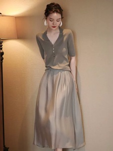玖姿（JUZUI）商场同款裙子夏季2024新款套装高端连衣裙高级时装