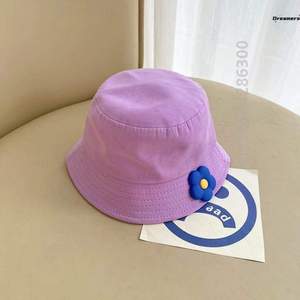 一宝宝女春季1薄防晒岁女童2春秋遮阳帽渔夫帽。3太阳帽#帽子儿童