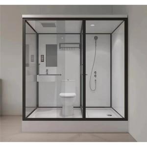 整体淋浴房一体式卫生间室内厕所干湿分离玻璃移门洗澡间农村蹲坑