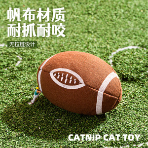 喵咪先生猫玩具球大号猫薄荷猫咪足球自嗨解闷小猫磨牙耐咬逗猫球