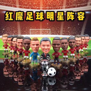 星纪念品c罗拉什福德b费公仔手办小人偶男礼物盒曼联新赛季足球明