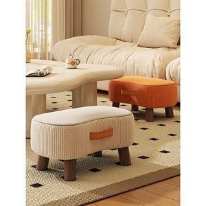 IKEA宜家小凳子简约换鞋凳客厅沙发脚踏凳茶几小矮凳软包小椅子家
