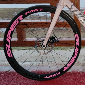 喜德盛崔克适用自行车轮组贴纸 车反光贴 山地车轮圈装