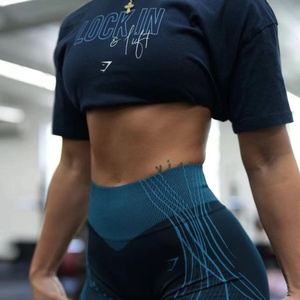 TT独家！Gymshark女士修身版型运动健身超柔软水洗棉短袖T恤S38