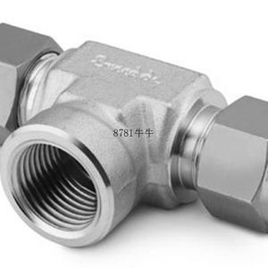 世伟洛克 SS-600-3TTF 3/8 卡套 三通 1/4 NPT 内螺纹