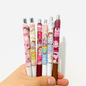 日本派通pentel不二家联名限定款中性笔水笔黑色速干0.5mm学生用