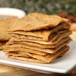 安徽小戴无为特产板鸭卤干豆腐干兰花干卤味小吃真空现卤4件包邮