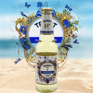 丹麦原装进口诱惑7号果味甜啤酒tempt接骨木味露酒330ml*6瓶七号