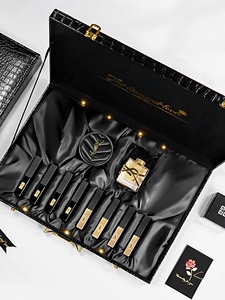 正品ysl1966新款礼盒圣罗兰套盒yls/syl/sly小金条小黑条口红套装